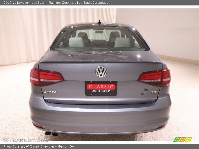 Platinum Gray Metallic / Black/Ceramique 2017 Volkswagen Jetta Sport