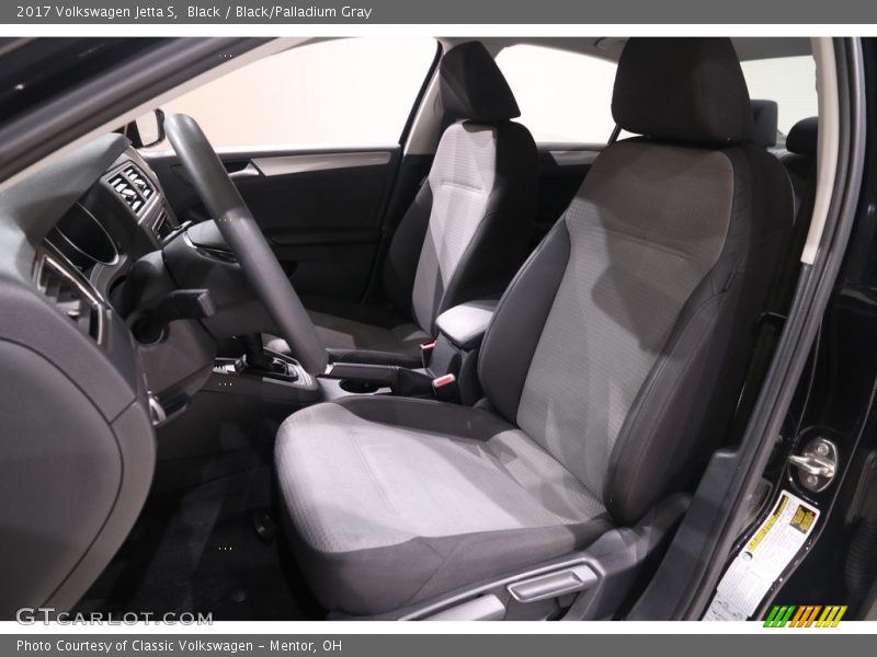Black / Black/Palladium Gray 2017 Volkswagen Jetta S