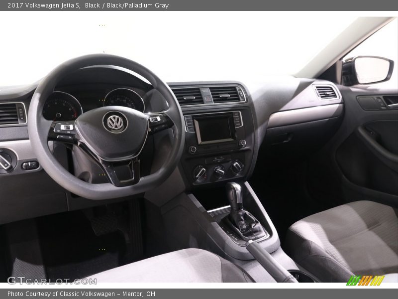 Black / Black/Palladium Gray 2017 Volkswagen Jetta S