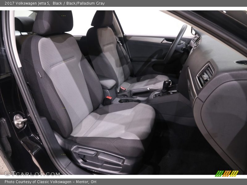 Black / Black/Palladium Gray 2017 Volkswagen Jetta S