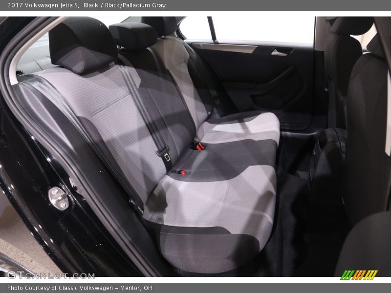 Black / Black/Palladium Gray 2017 Volkswagen Jetta S
