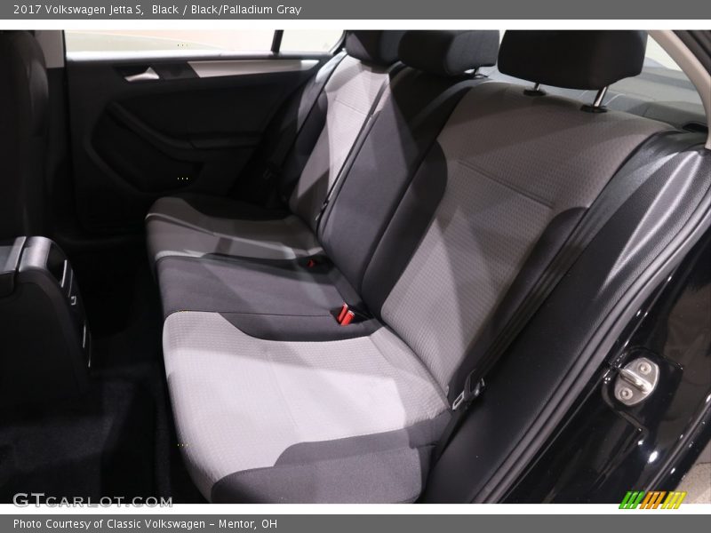 Black / Black/Palladium Gray 2017 Volkswagen Jetta S