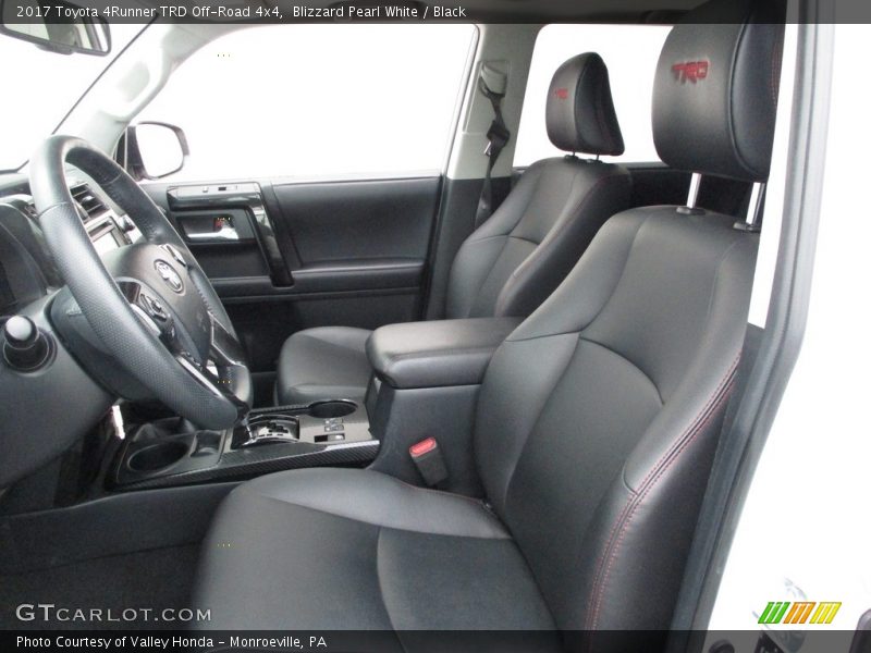 Blizzard Pearl White / Black 2017 Toyota 4Runner TRD Off-Road 4x4