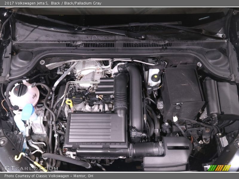 Black / Black/Palladium Gray 2017 Volkswagen Jetta S