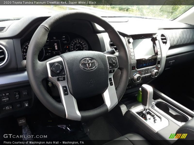 Super White / Black 2020 Toyota Tundra Platinum CrewMax 4x4