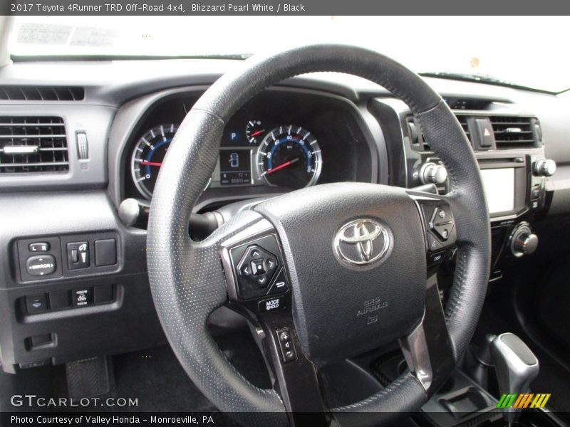 Blizzard Pearl White / Black 2017 Toyota 4Runner TRD Off-Road 4x4