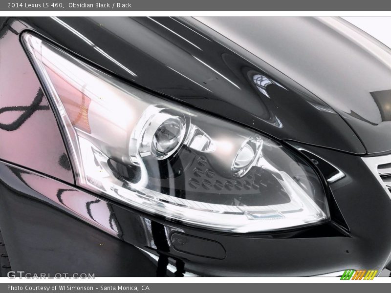 Obsidian Black / Black 2014 Lexus LS 460