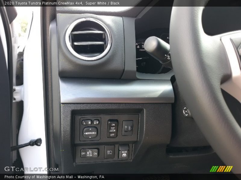 Super White / Black 2020 Toyota Tundra Platinum CrewMax 4x4
