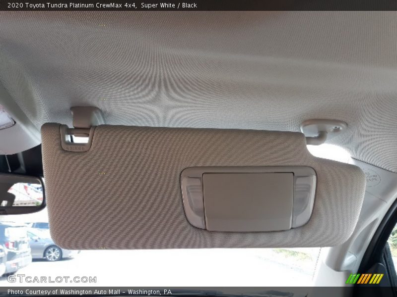 Super White / Black 2020 Toyota Tundra Platinum CrewMax 4x4