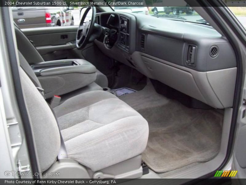 Silver Birch Metallic / Gray/Dark Charcoal 2004 Chevrolet Suburban 1500 LS