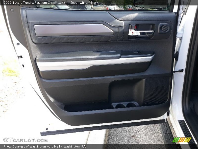 Super White / Black 2020 Toyota Tundra Platinum CrewMax 4x4