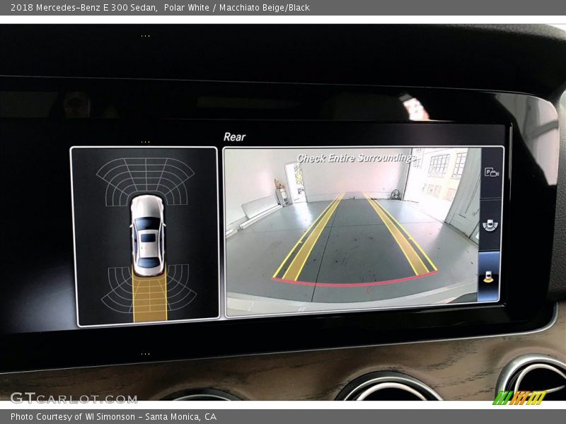 Polar White / Macchiato Beige/Black 2018 Mercedes-Benz E 300 Sedan