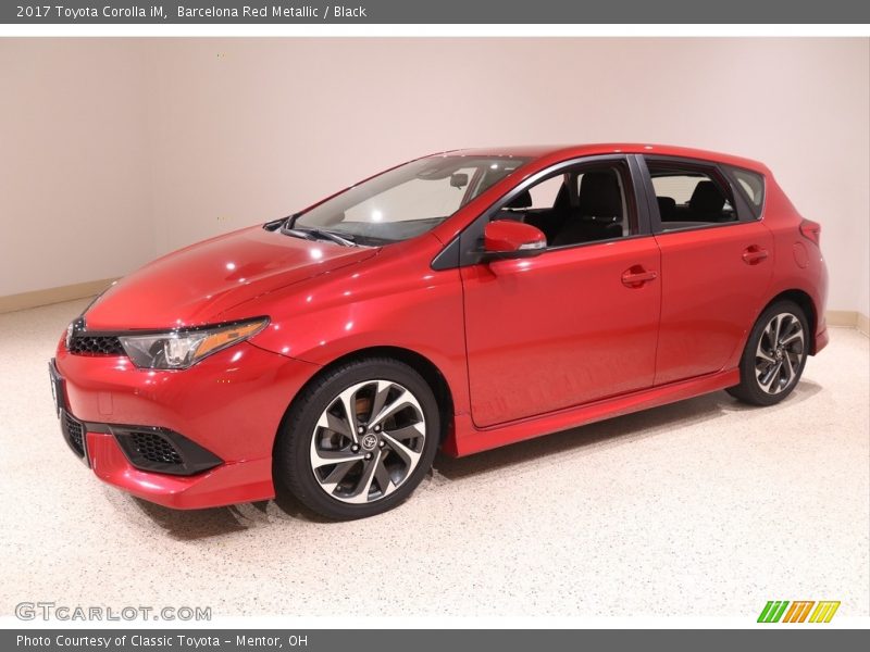 Barcelona Red Metallic / Black 2017 Toyota Corolla iM