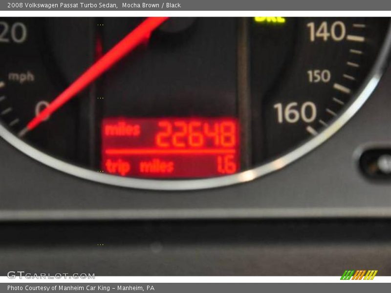 Mocha Brown / Black 2008 Volkswagen Passat Turbo Sedan