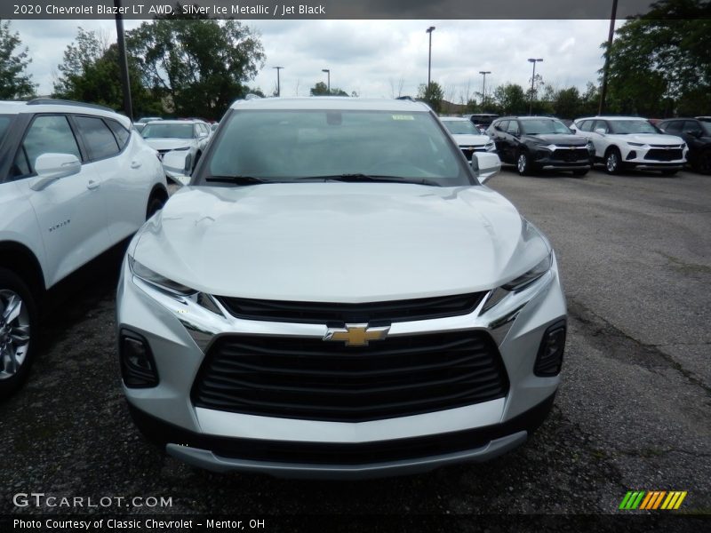 Silver Ice Metallic / Jet Black 2020 Chevrolet Blazer LT AWD