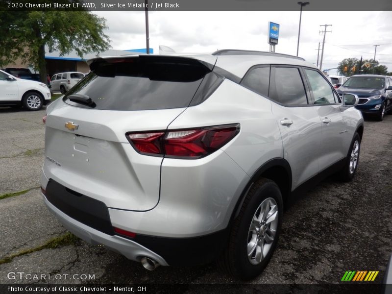 Silver Ice Metallic / Jet Black 2020 Chevrolet Blazer LT AWD