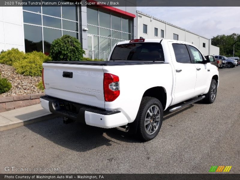 Super White / Black 2020 Toyota Tundra Platinum CrewMax 4x4