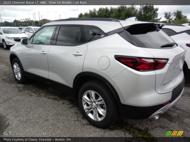 Silver Ice Metallic / Jet Black 2020 Chevrolet Blazer LT AWD