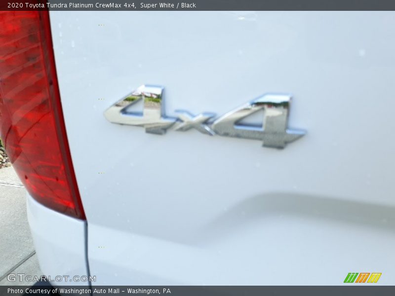Super White / Black 2020 Toyota Tundra Platinum CrewMax 4x4