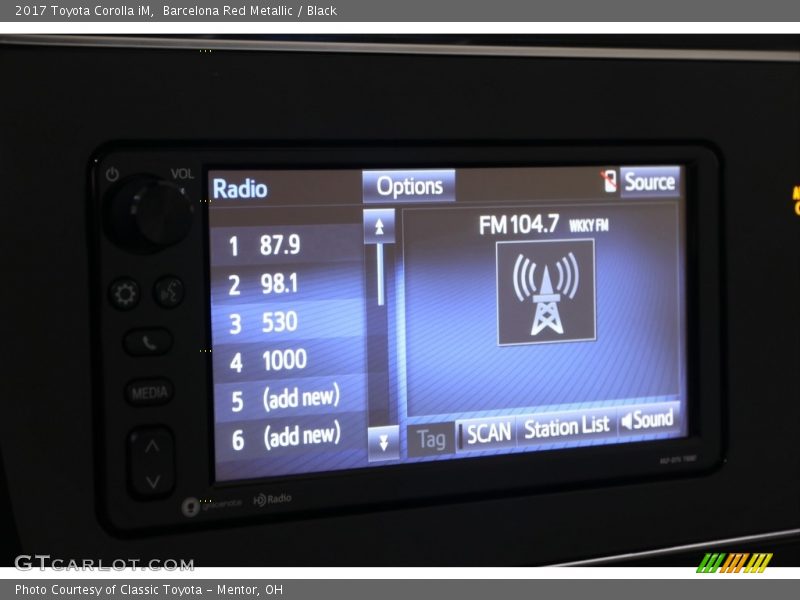 Barcelona Red Metallic / Black 2017 Toyota Corolla iM