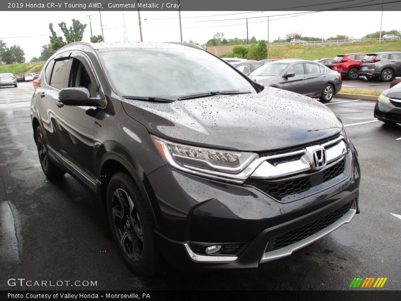 Gunmetal Metallic / Gray 2019 Honda CR-V Touring AWD