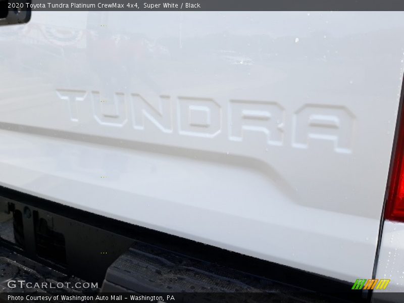 Super White / Black 2020 Toyota Tundra Platinum CrewMax 4x4