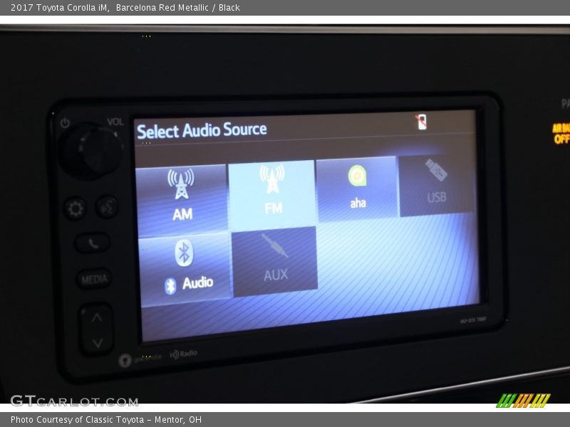 Barcelona Red Metallic / Black 2017 Toyota Corolla iM