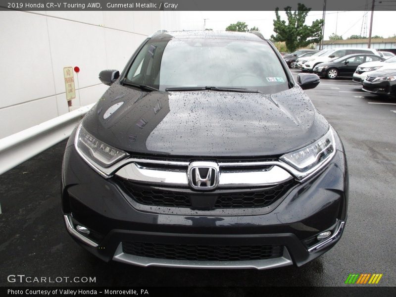 Gunmetal Metallic / Gray 2019 Honda CR-V Touring AWD