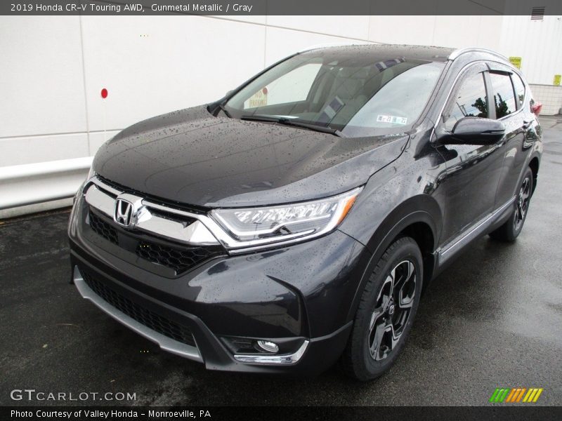 Gunmetal Metallic / Gray 2019 Honda CR-V Touring AWD