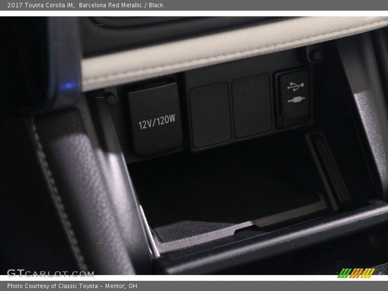 Barcelona Red Metallic / Black 2017 Toyota Corolla iM