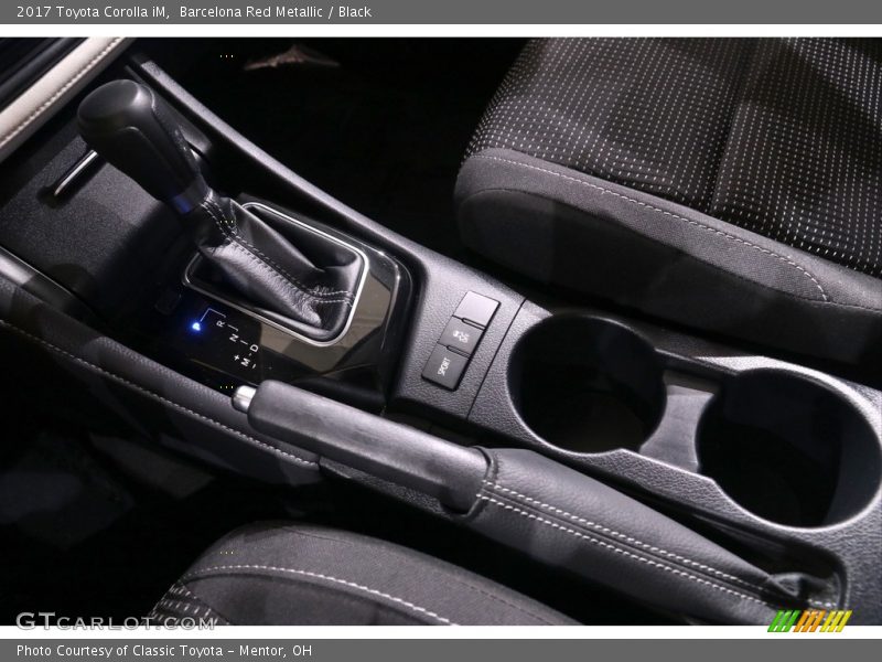 Barcelona Red Metallic / Black 2017 Toyota Corolla iM