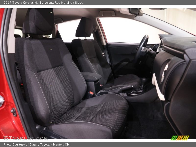 Barcelona Red Metallic / Black 2017 Toyota Corolla iM
