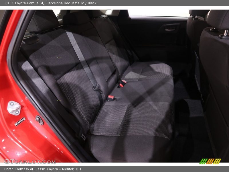 Barcelona Red Metallic / Black 2017 Toyota Corolla iM