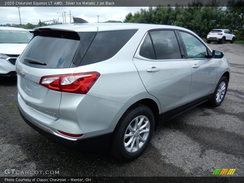 Silver Ice Metallic / Jet Black 2020 Chevrolet Equinox LT AWD