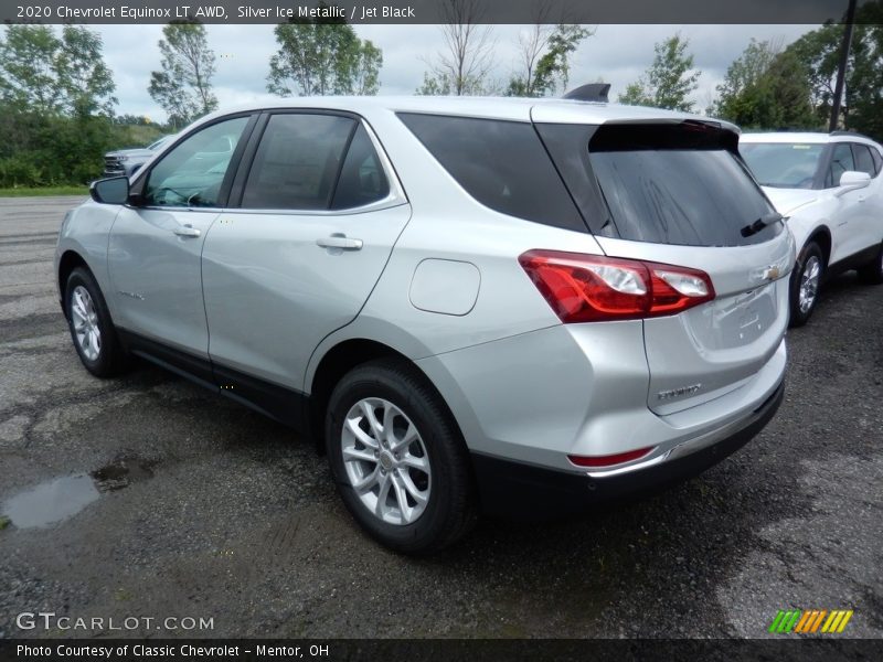 Silver Ice Metallic / Jet Black 2020 Chevrolet Equinox LT AWD