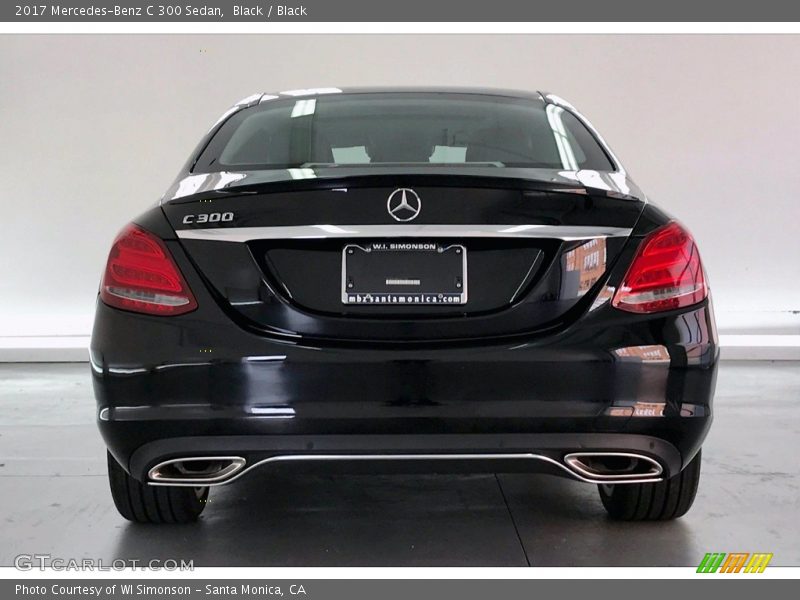 Black / Black 2017 Mercedes-Benz C 300 Sedan