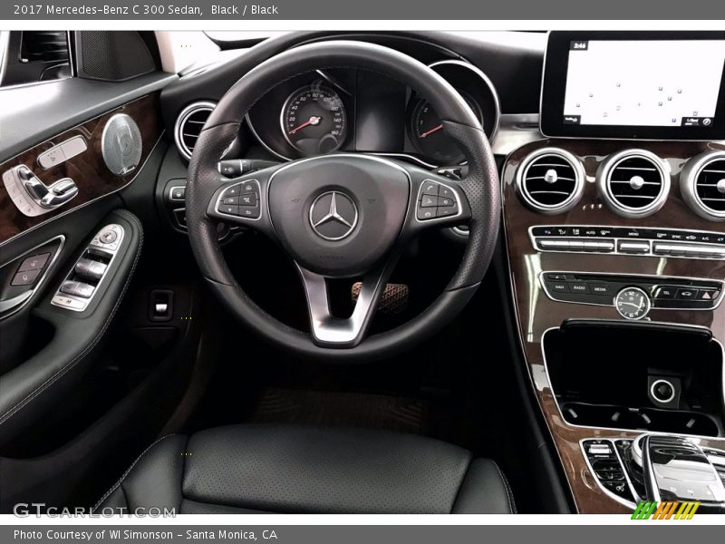 Black / Black 2017 Mercedes-Benz C 300 Sedan