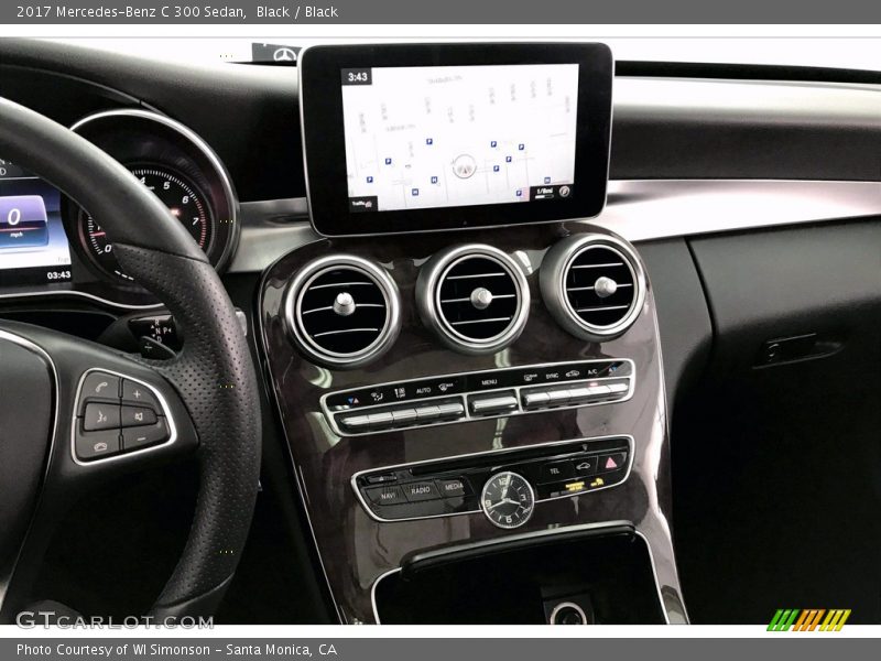 Black / Black 2017 Mercedes-Benz C 300 Sedan
