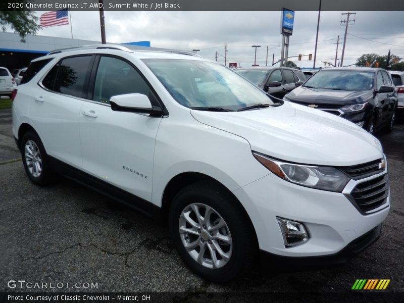 Summit White / Jet Black 2020 Chevrolet Equinox LT AWD