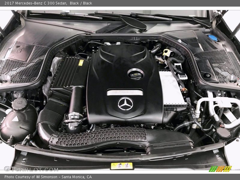 Black / Black 2017 Mercedes-Benz C 300 Sedan