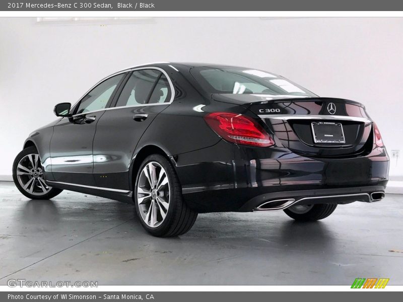 Black / Black 2017 Mercedes-Benz C 300 Sedan