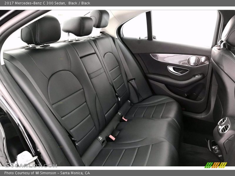 Black / Black 2017 Mercedes-Benz C 300 Sedan