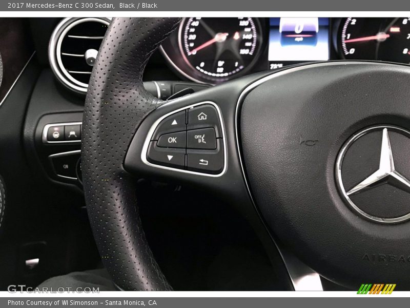 Black / Black 2017 Mercedes-Benz C 300 Sedan
