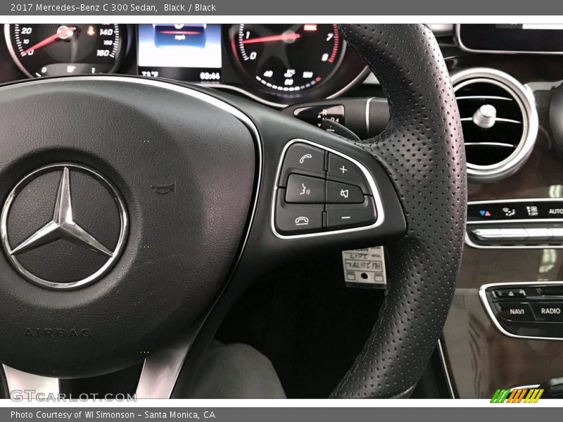 Black / Black 2017 Mercedes-Benz C 300 Sedan