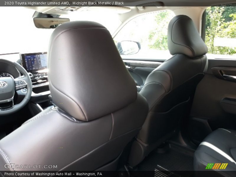 Midnight Black Metallic / Black 2020 Toyota Highlander Limited AWD