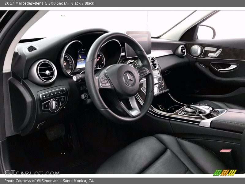Black / Black 2017 Mercedes-Benz C 300 Sedan