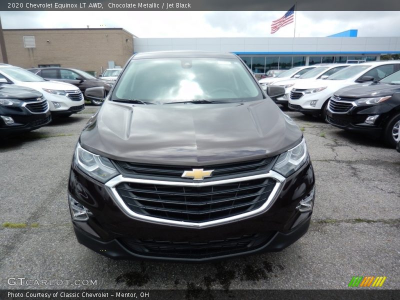 Chocolate Metallic / Jet Black 2020 Chevrolet Equinox LT AWD