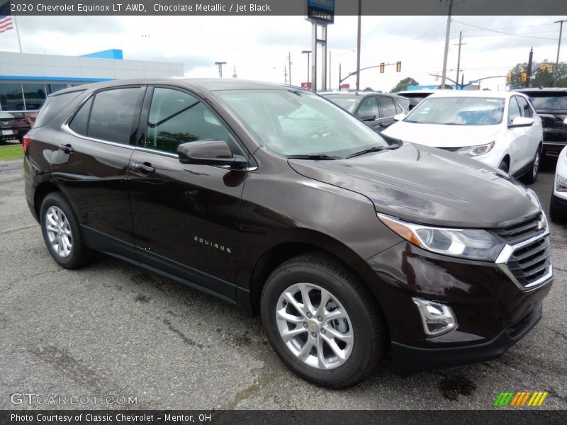 Chocolate Metallic / Jet Black 2020 Chevrolet Equinox LT AWD