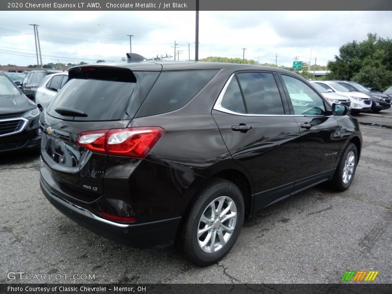 Chocolate Metallic / Jet Black 2020 Chevrolet Equinox LT AWD