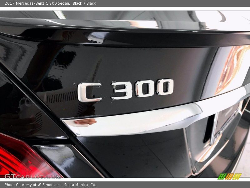 Black / Black 2017 Mercedes-Benz C 300 Sedan